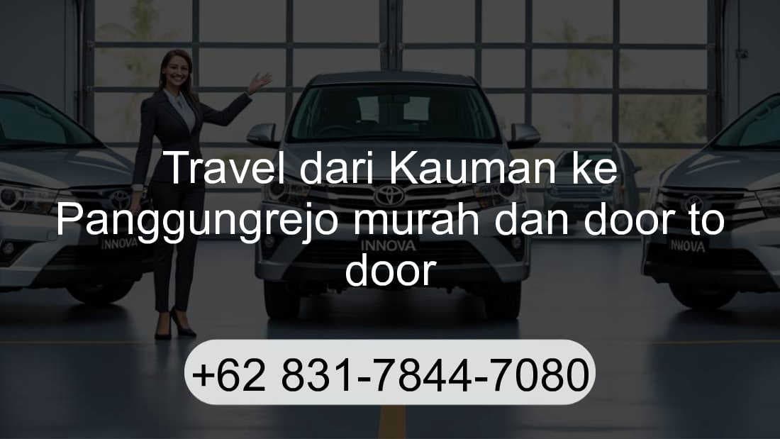 Travel Kauman Panggungrejo