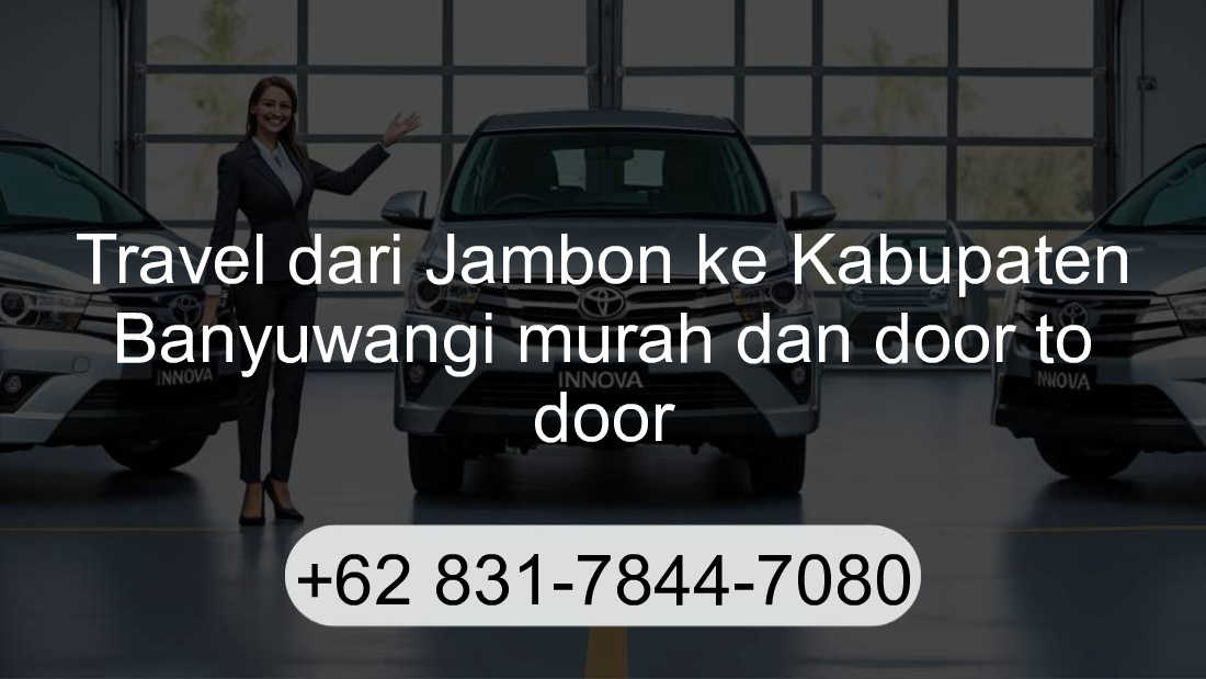 Travel Jambon Kabupaten Banyuwangi