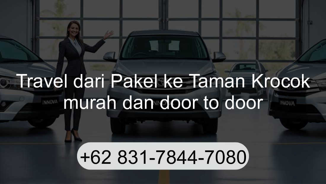 Travel Pakel Taman Krocok