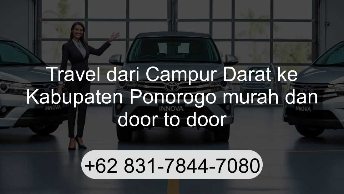 Travel Campur Darat Kabupaten Ponorogo