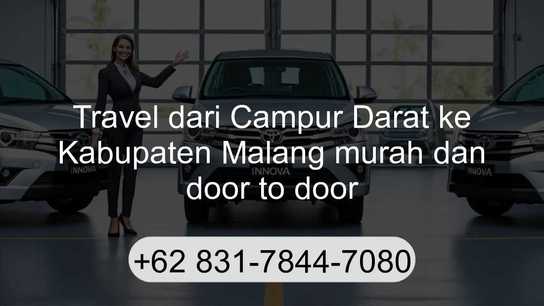 Travel Campur Darat Kabupaten Malang