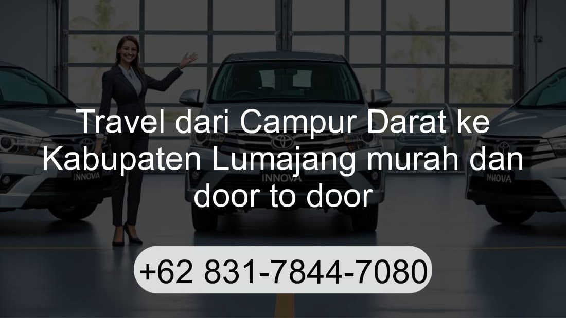 Travel Campur Darat Kabupaten Lumajang