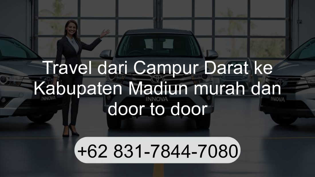 Travel Campur Darat Kabupaten Madiun