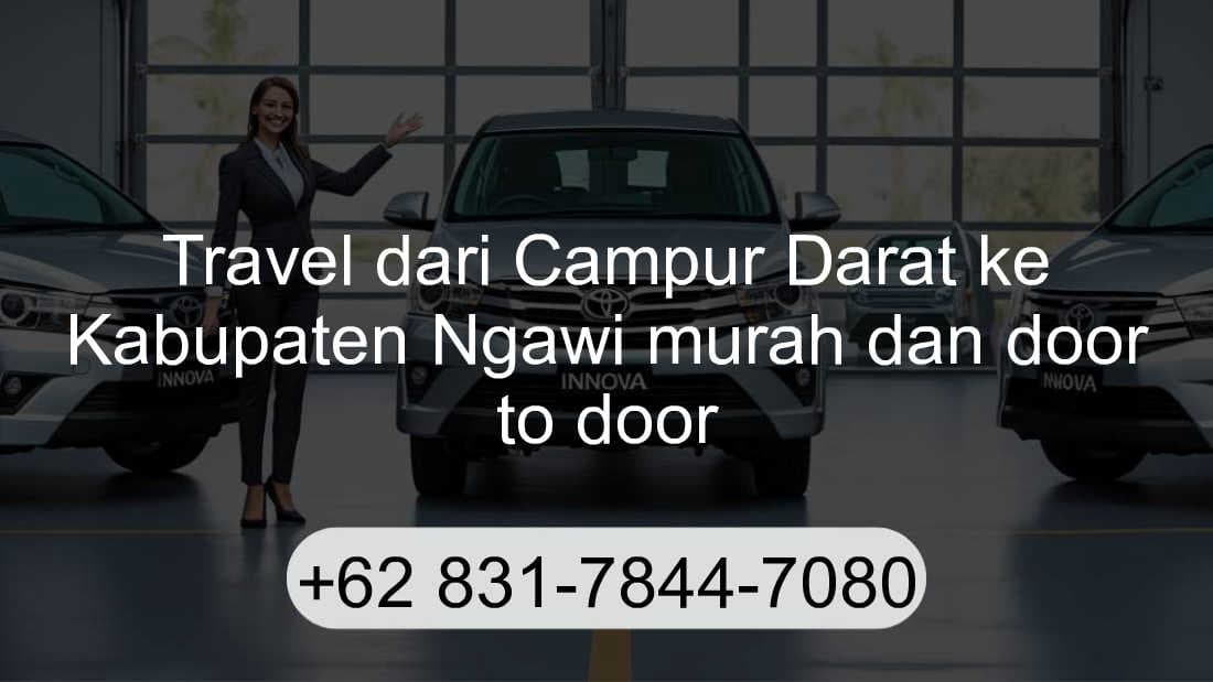 Travel Campur Darat Kabupaten Ngawi