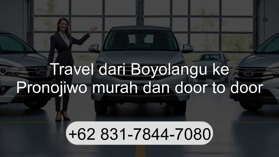 Travel Boyolangu Pronojiwo