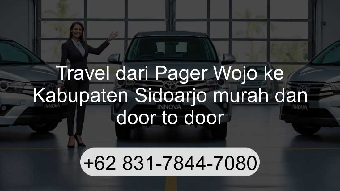 Travel Pager Wojo Kabupaten Sidoarjo