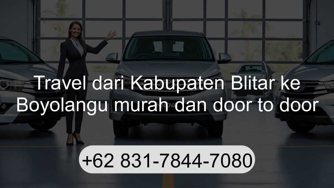 Travel Kabupaten Blitar Boyolangu