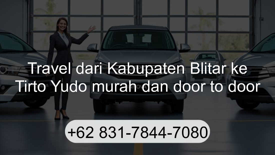 Travel Kabupaten Blitar Tirto Yudo