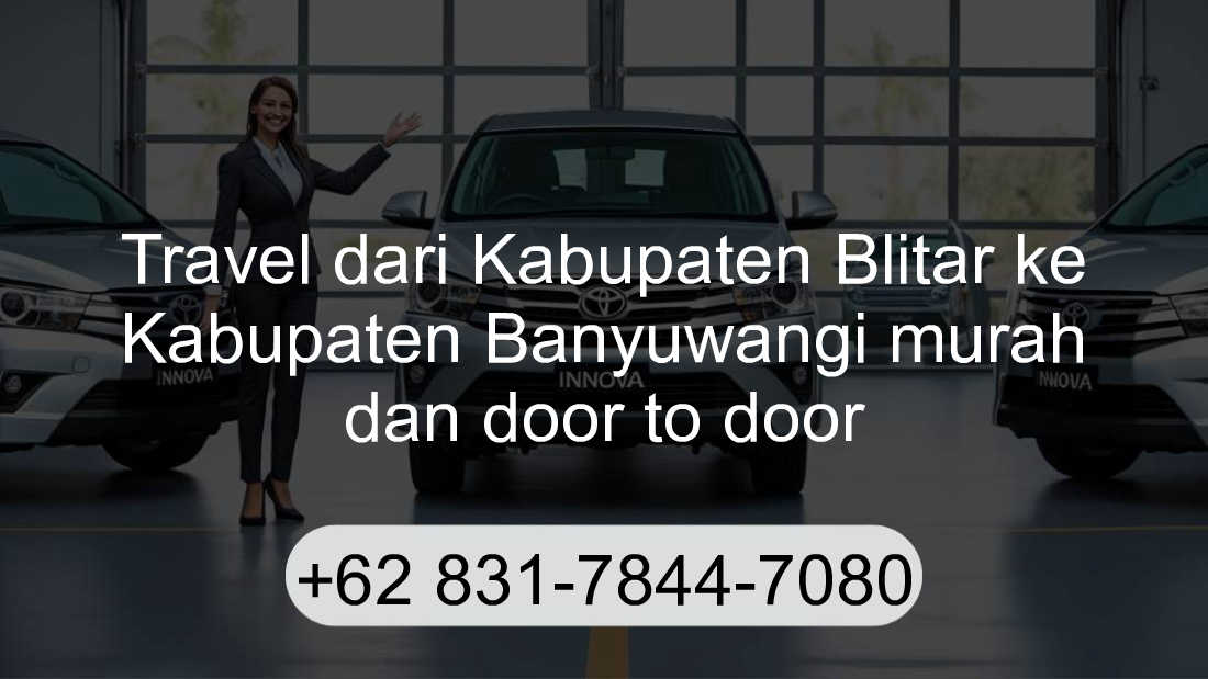 Travel Kabupaten Blitar Kabupaten Banyuwangi