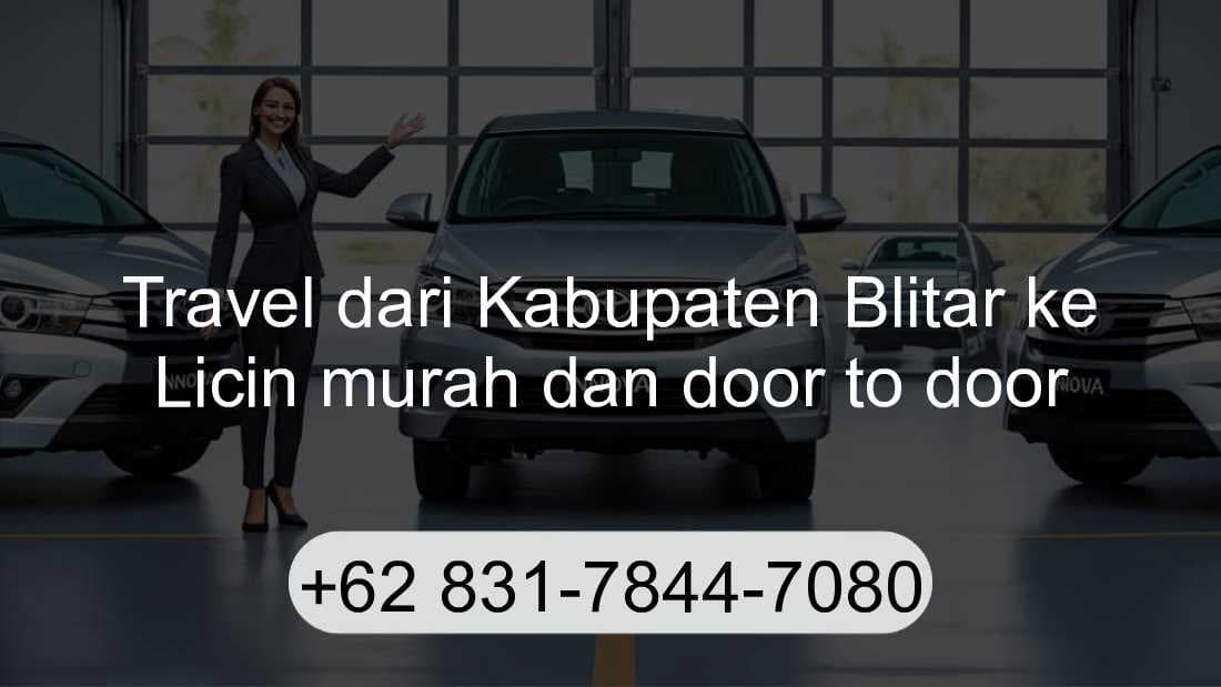 Travel Kabupaten Blitar Licin