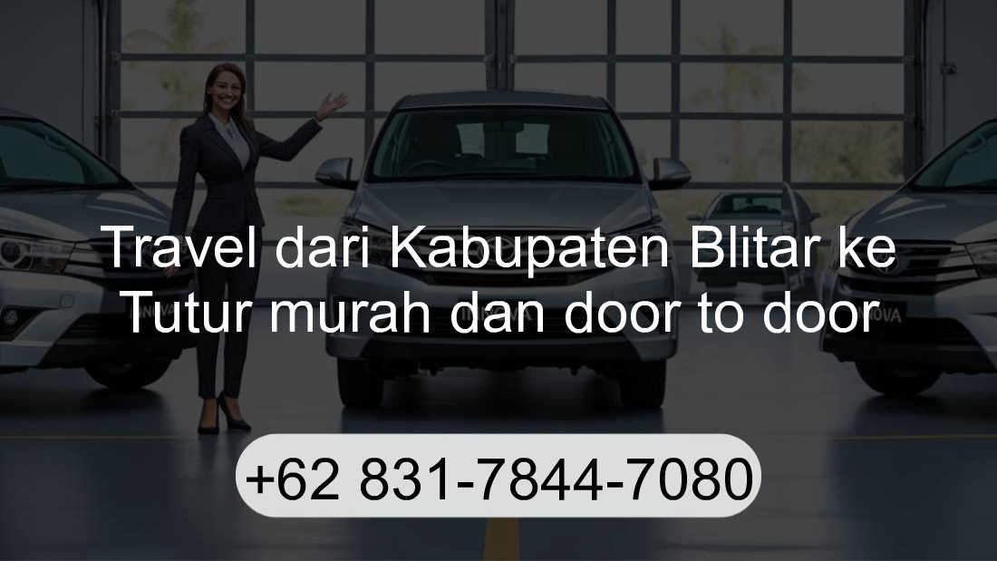 Travel Kabupaten Blitar Tutur