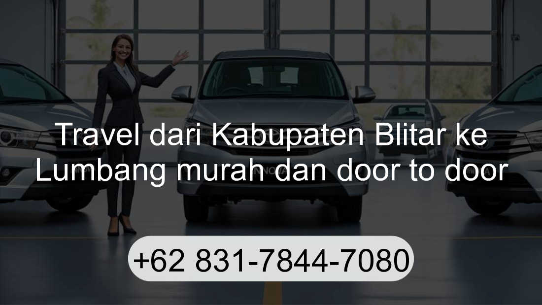 Travel Kabupaten Blitar Lumbang