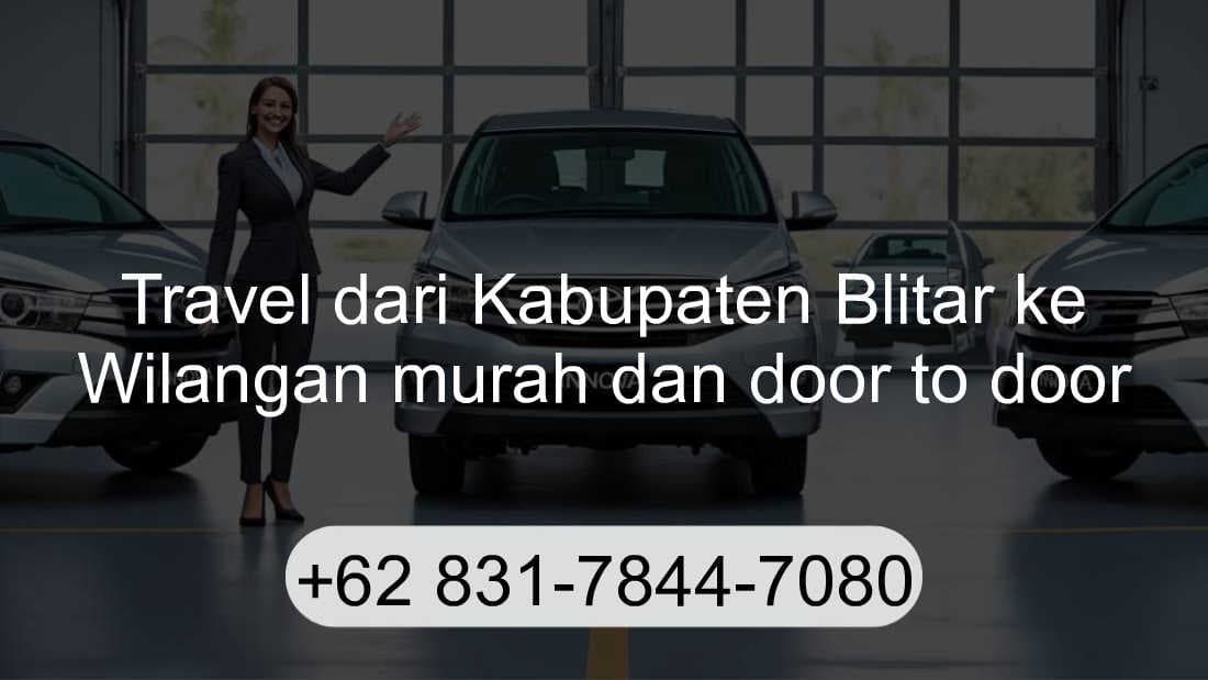 Travel Kabupaten Blitar Wilangan