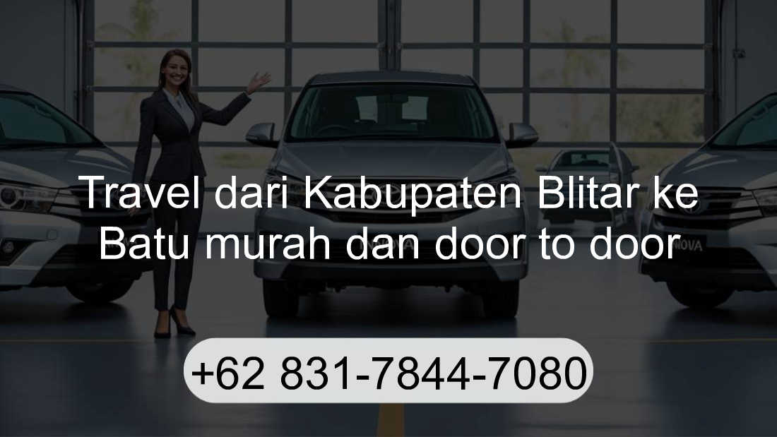 Travel Kabupaten Blitar Batu