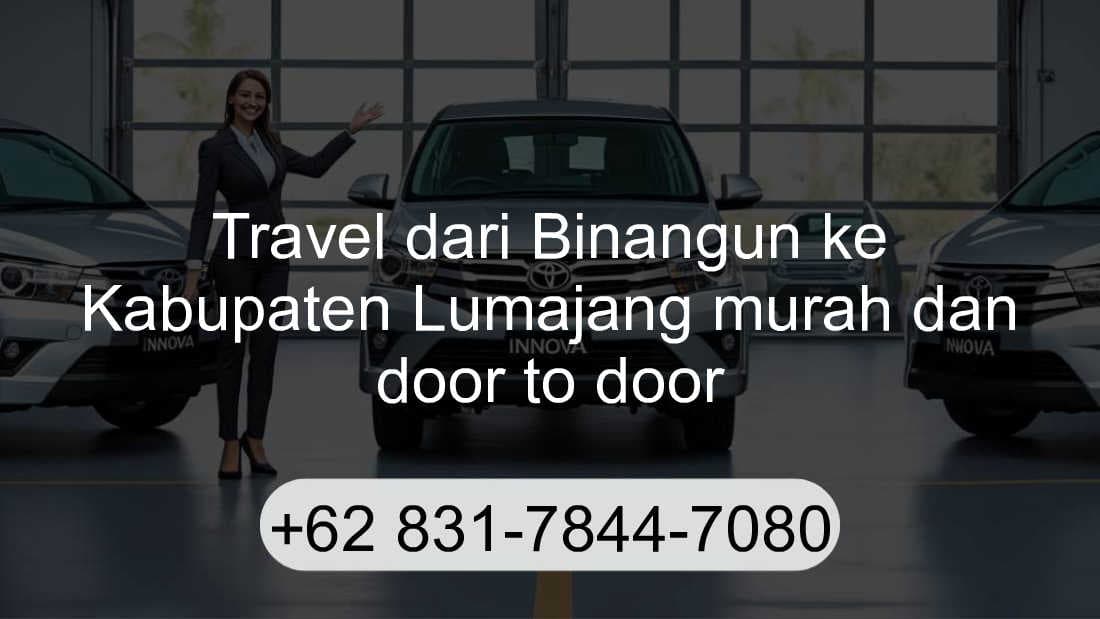 Travel Binangun Kabupaten Lumajang