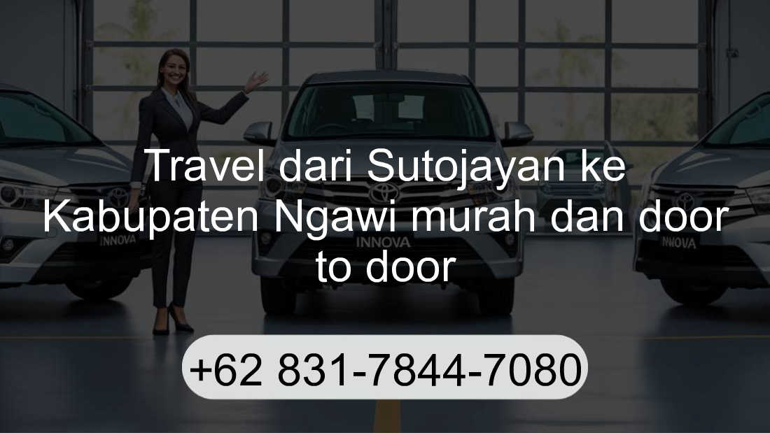 Travel Sutojayan Kabupaten Ngawi