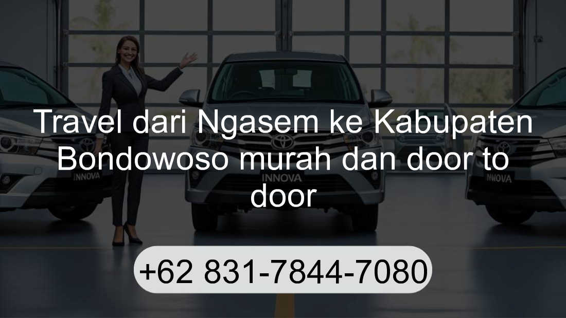 Travel Ngasem Kabupaten Bondowoso