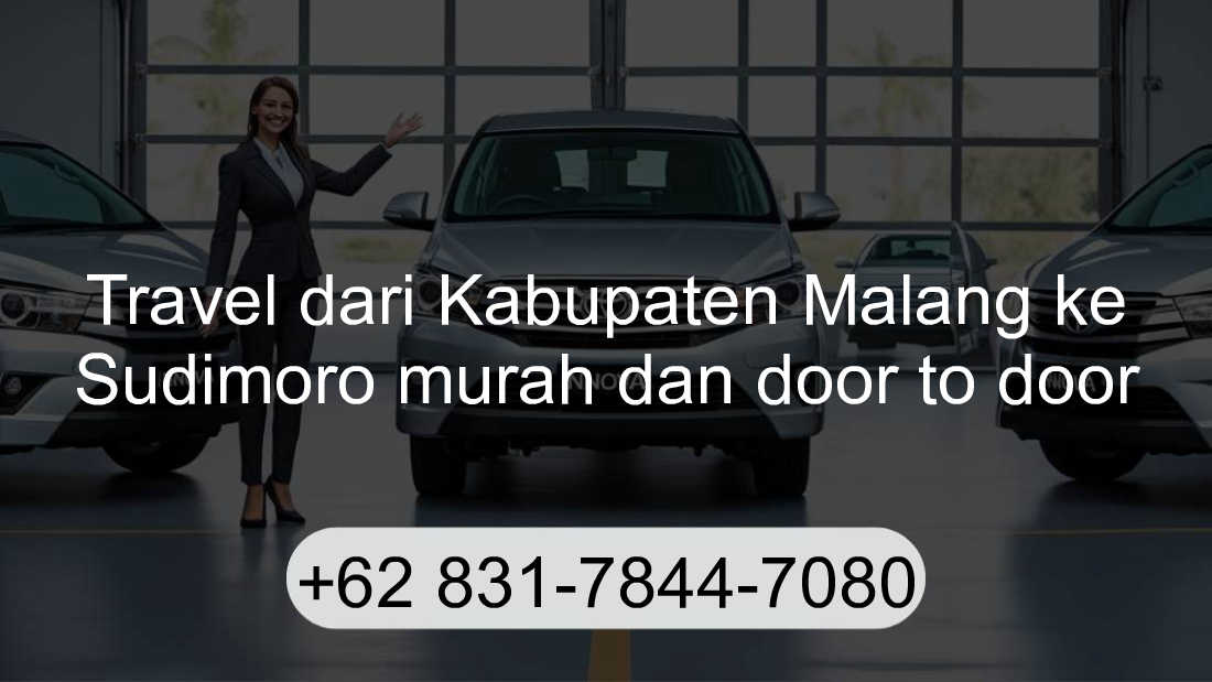Travel Kabupaten Malang Sudimoro