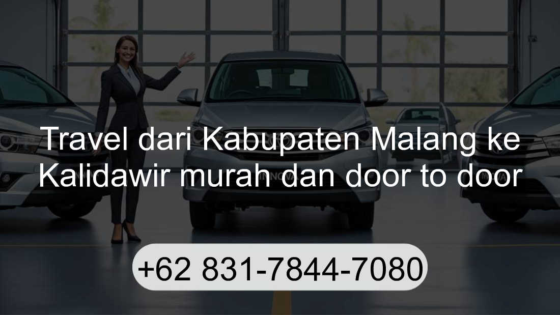 Travel Kabupaten Malang Kalidawir