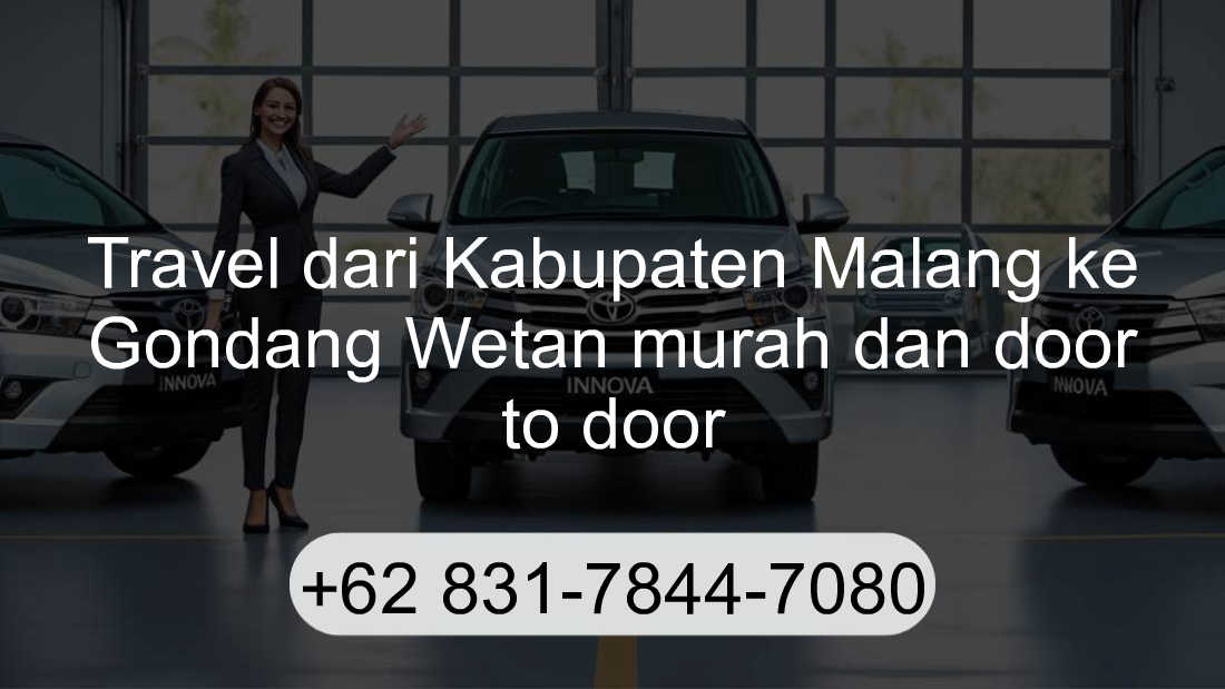 Travel Kabupaten Malang Gondang Wetan