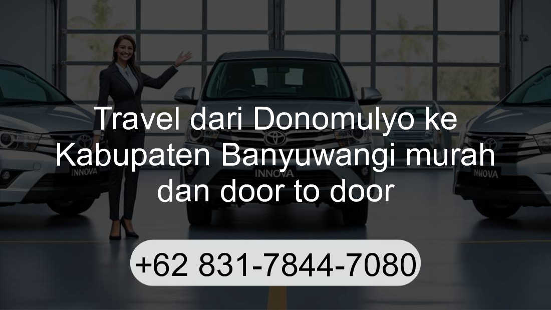 Travel Donomulyo Kabupaten Banyuwangi