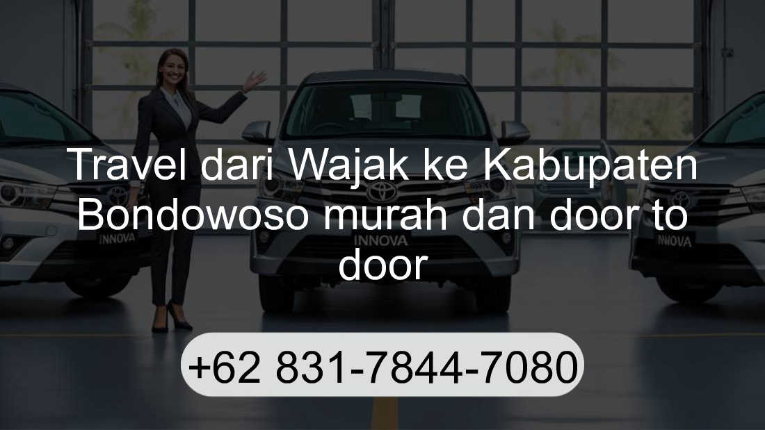 Travel Wajak Kabupaten Bondowoso