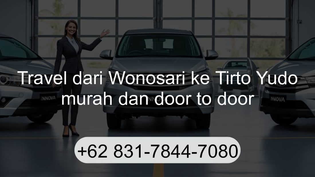 Travel Wonosari Tirto Yudo