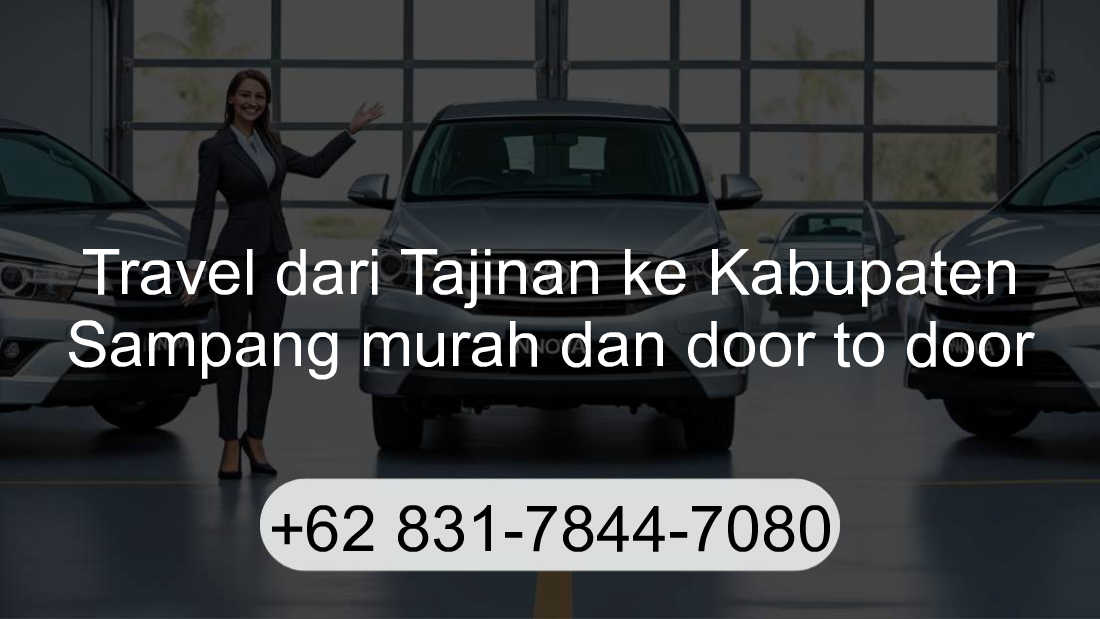 Travel Tajinan Kabupaten Sampang