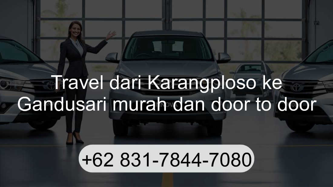 Travel Karangploso Gandusari