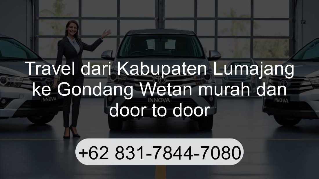 Travel Kabupaten Lumajang Gondang Wetan