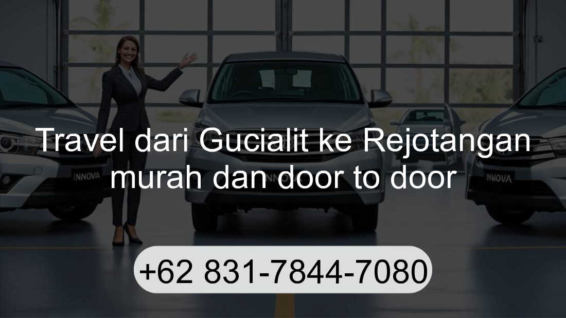 Travel Gucialit Rejotangan