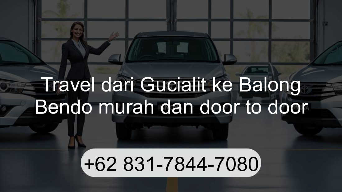 Travel Gucialit Balong Bendo