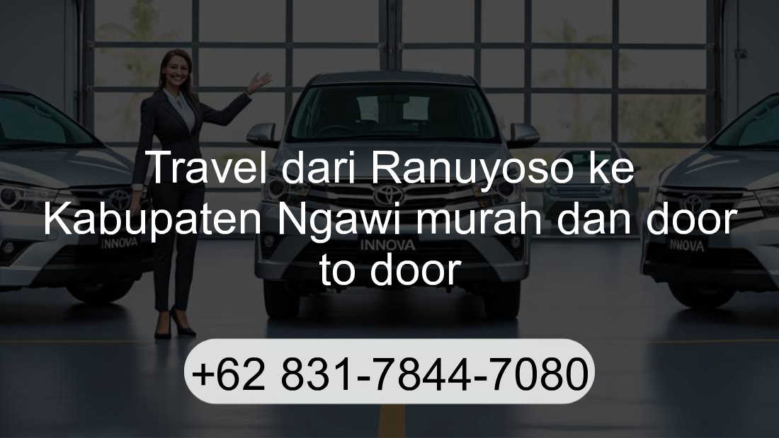 Travel Ranuyoso Kabupaten Ngawi