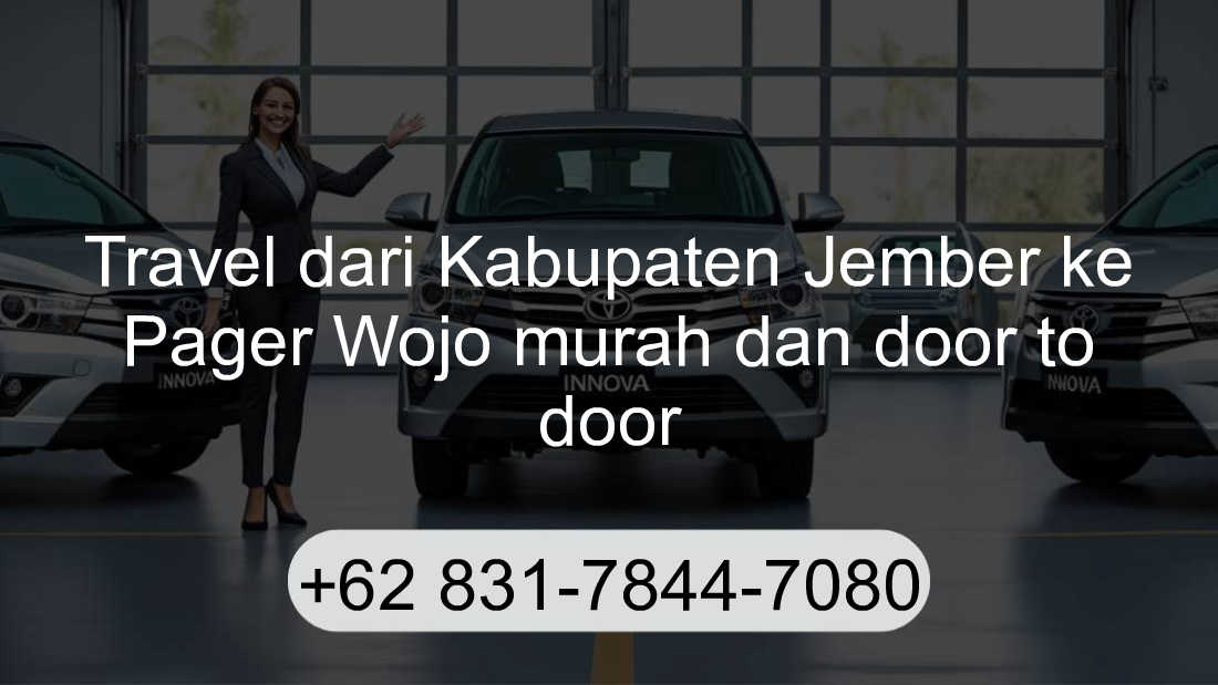 Travel Kabupaten Jember Pager Wojo