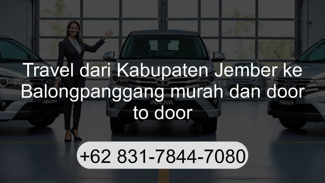Travel Kabupaten Jember Balongpanggang