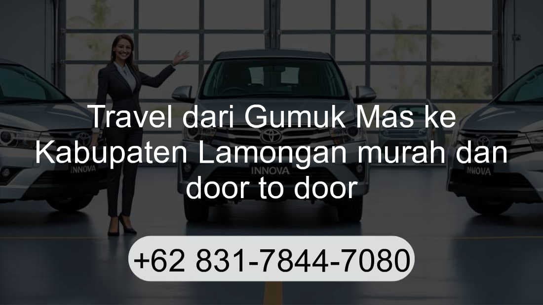 Travel Gumuk Mas Kabupaten Lamongan