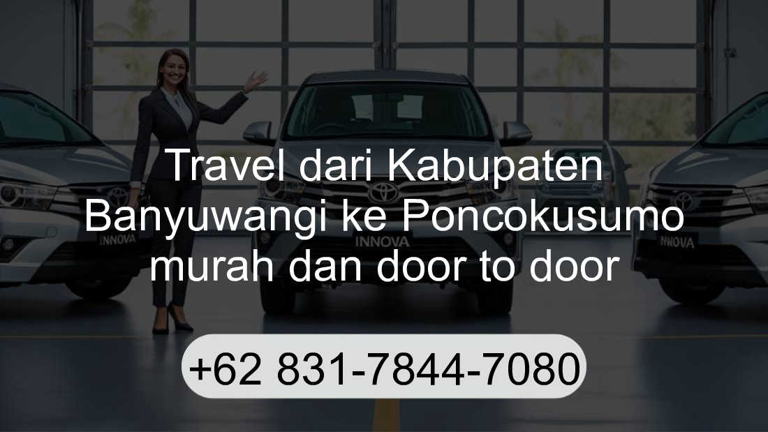Travel Kabupaten Banyuwangi Poncokusumo