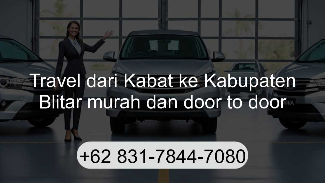 Travel Kabat Kabupaten Blitar