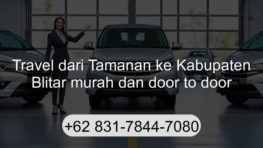 Travel Tamanan Kabupaten Blitar
