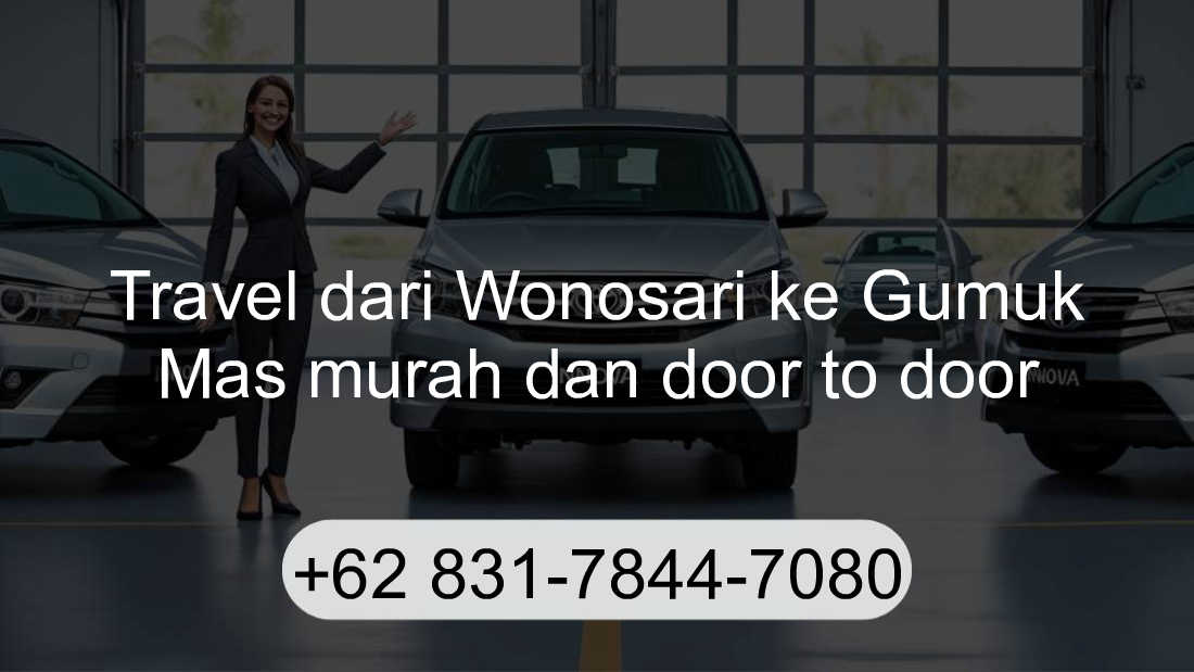 Travel Wonosari Gumuk Mas