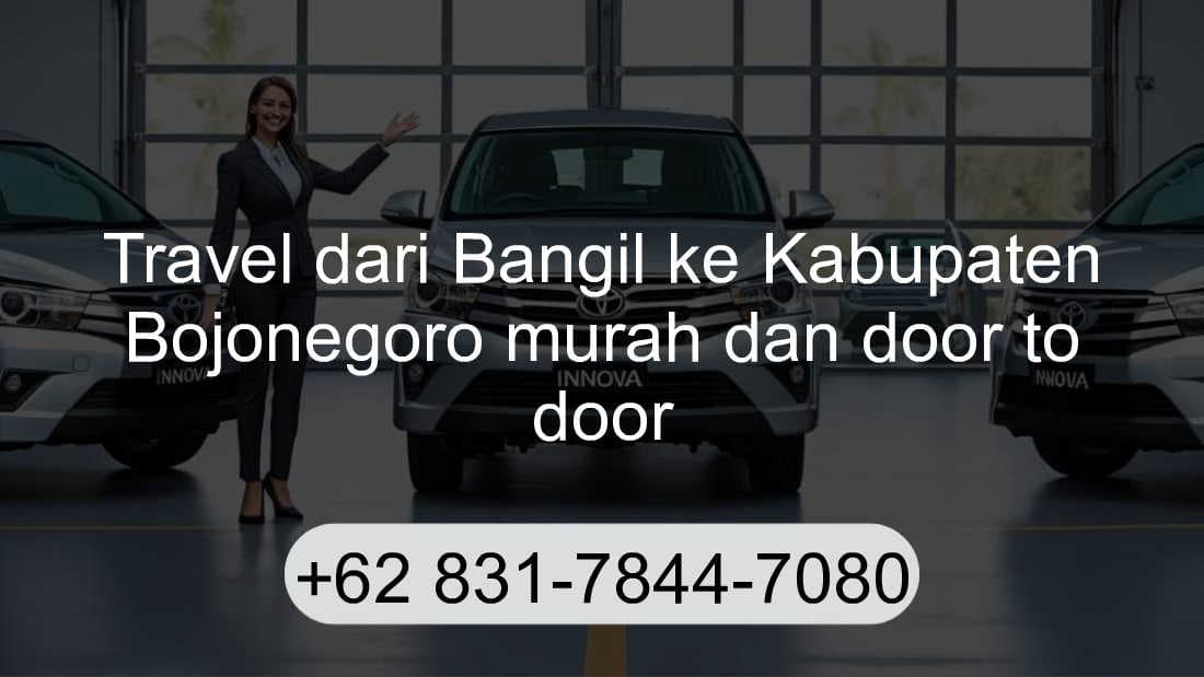 Travel Bangil Kabupaten Bojonegoro