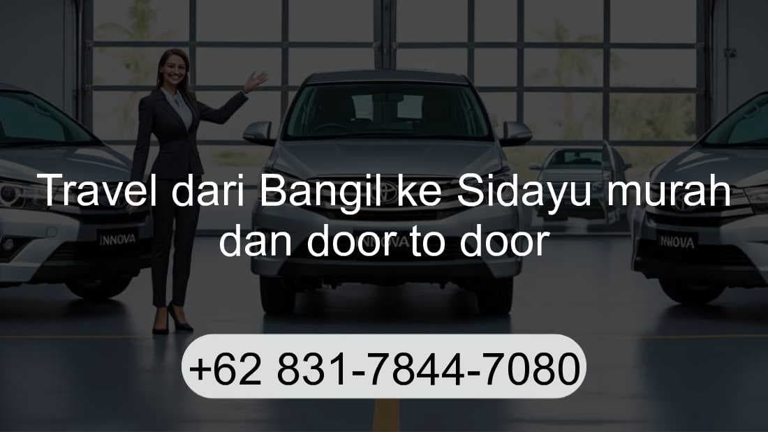 Travel Bangil Sidayu