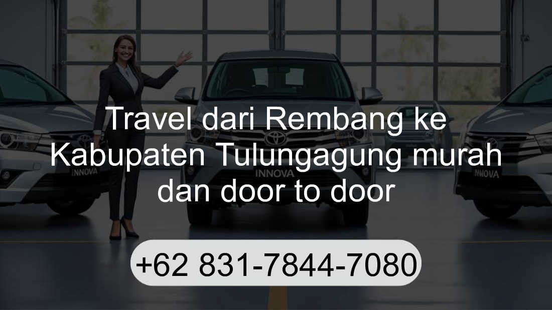 Travel Rembang Kabupaten Tulungagung