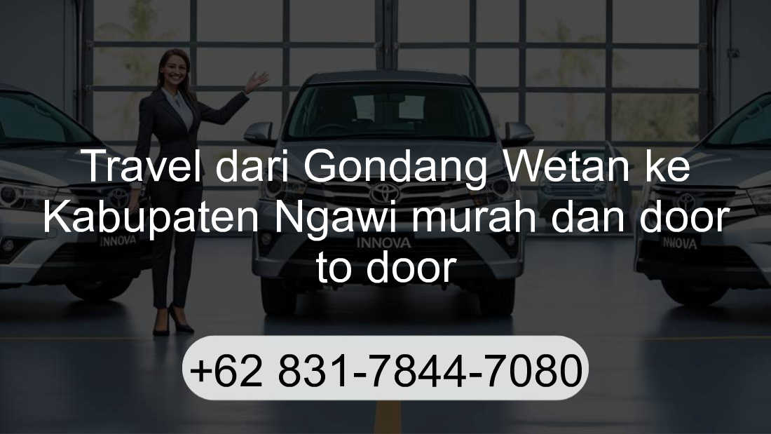 Travel Gondang Wetan Kabupaten Ngawi