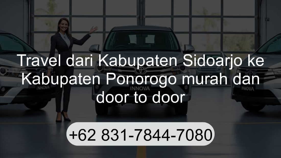 Travel Kabupaten Sidoarjo Kabupaten Ponorogo