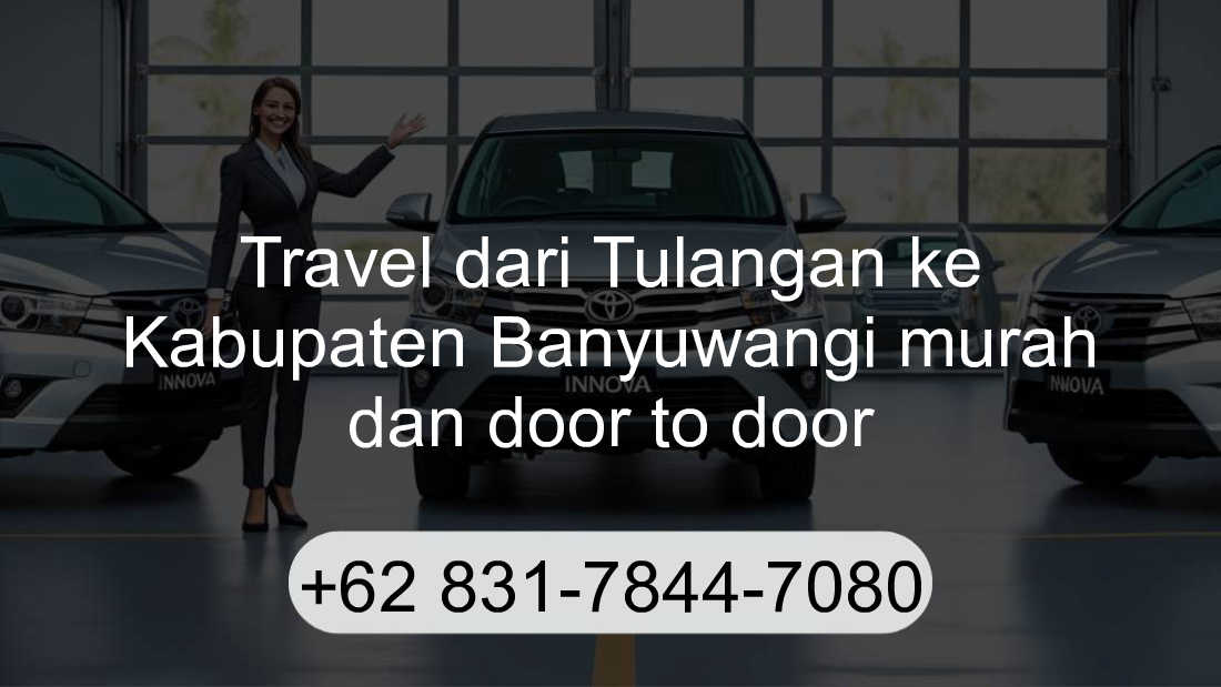Travel Tulangan Kabupaten Banyuwangi