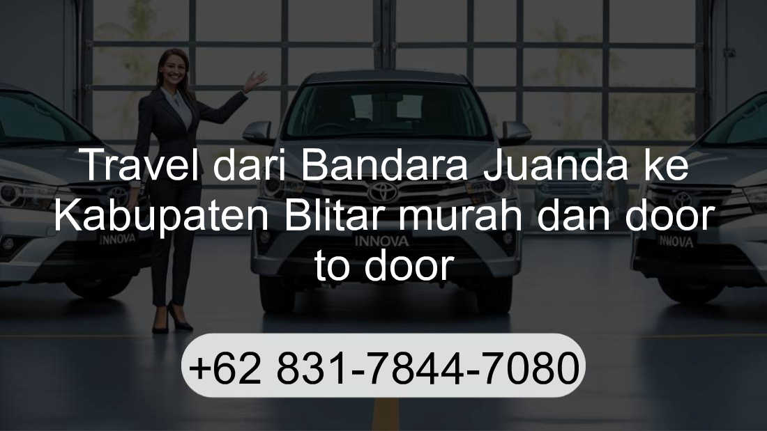 Travel Bandara Juanda Kabupaten Blitar