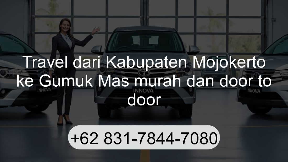 Travel Kabupaten Mojokerto Gumuk Mas