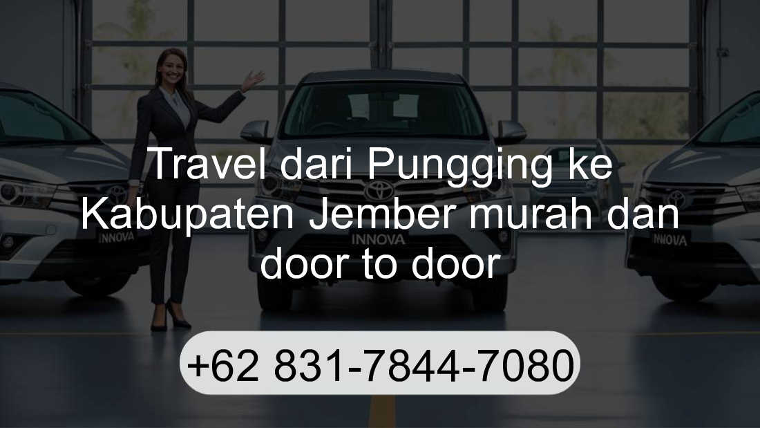 Travel Pungging Kabupaten Jember