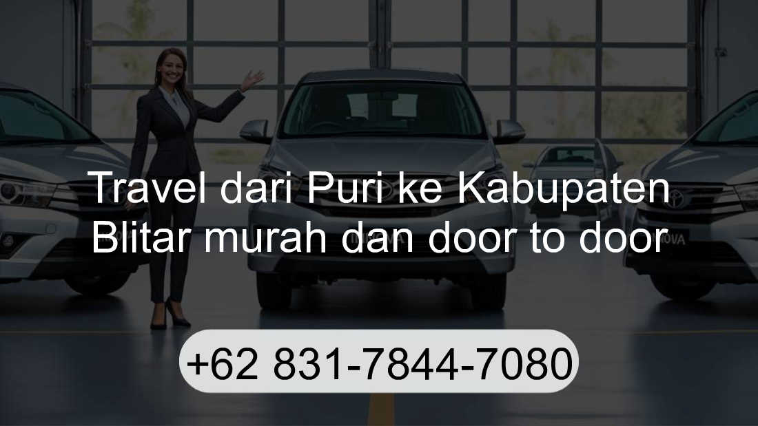 Travel Puri Kabupaten Blitar